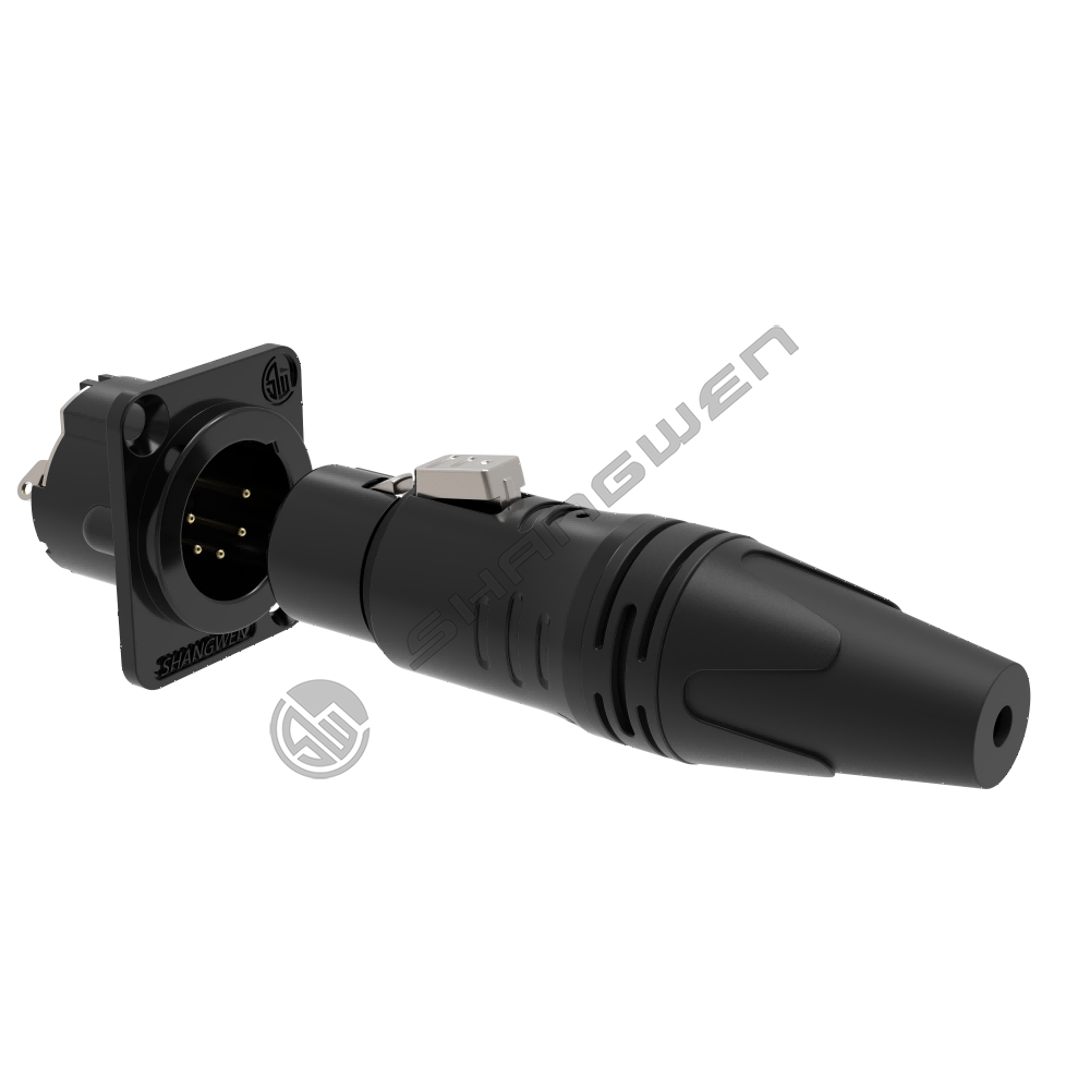 XLR 5pin male socket